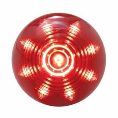 9 LED 2″ Round Beehive Light – Red