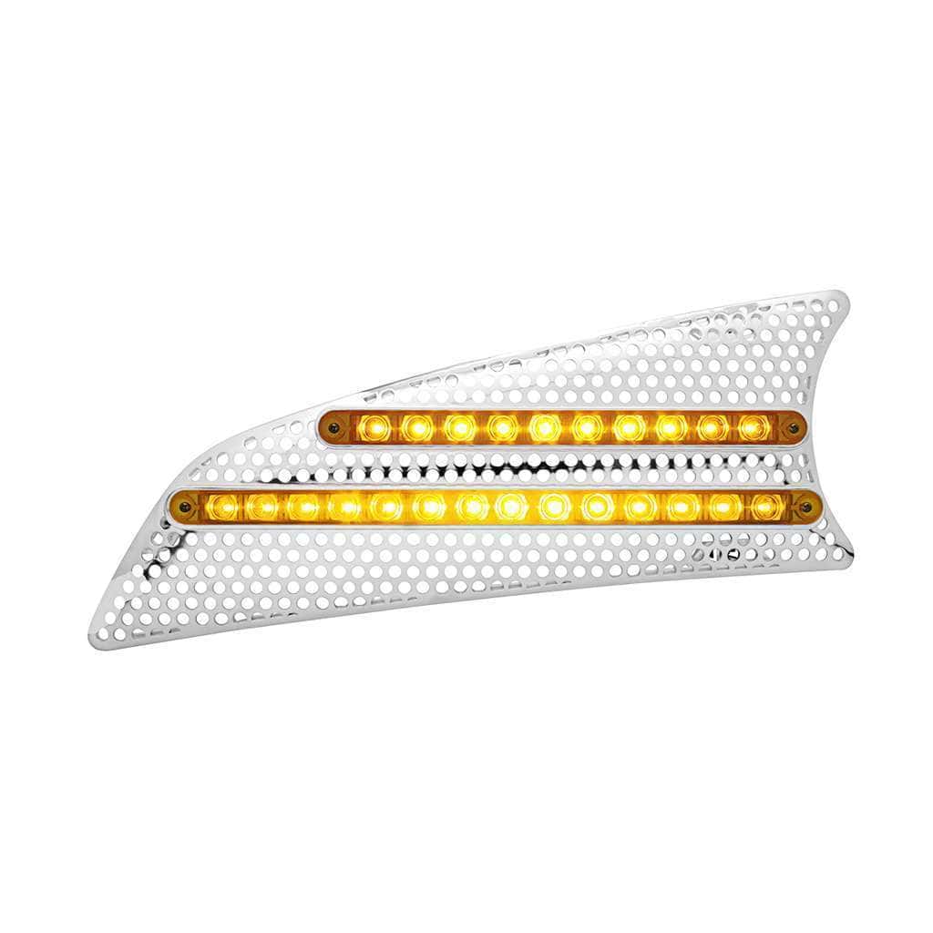 2007-2017 Kenworth T660 LED Air Intake With Amber LED