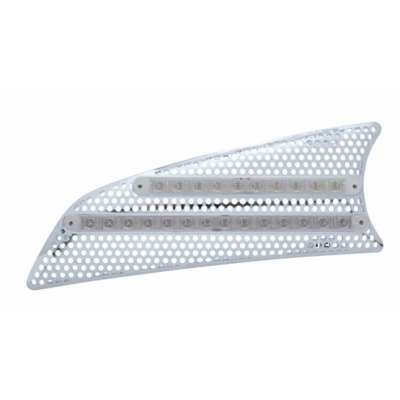 2007-2017 Kenworth T660 LED Air Intake With Amber LED