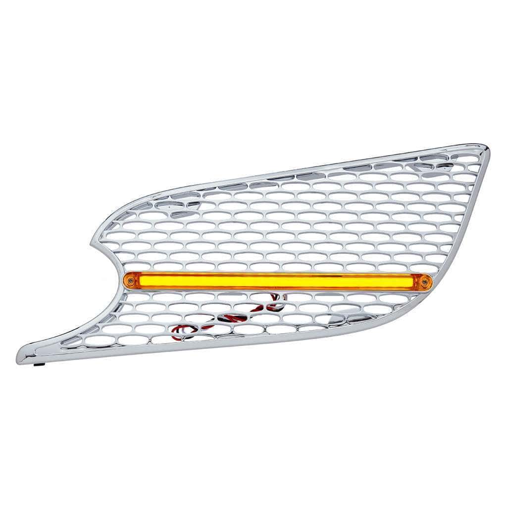 Chrome Air Intake Grille With LED GloLight For 2012-2021 Peterbilt 579
