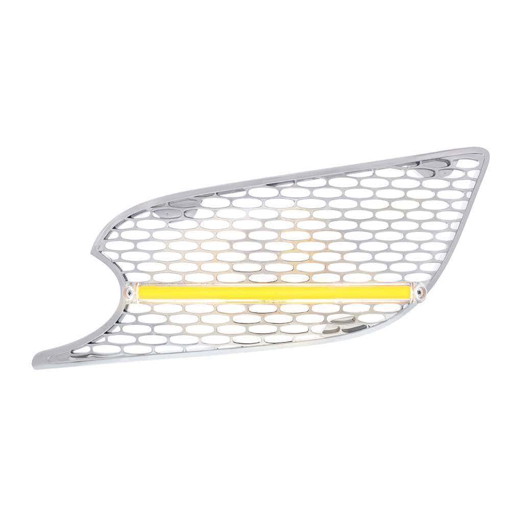 Chrome Air Intake Grille With LED GloLight For 2012-2021 Peterbilt 579