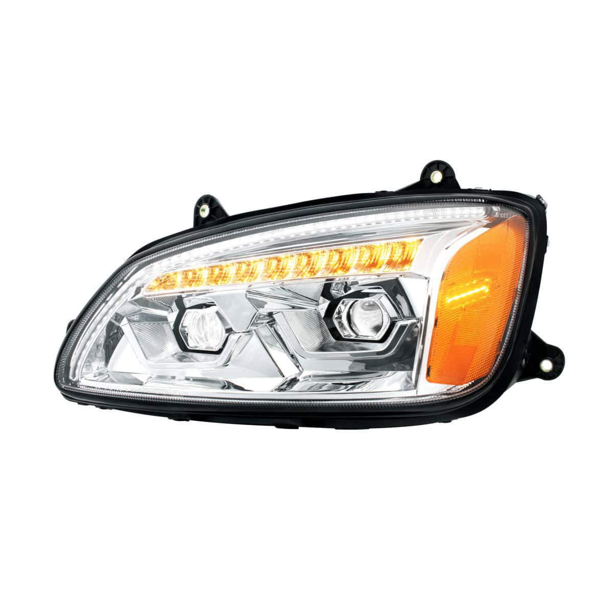 Kenworth T660 LED Projector Headlights w/ Sequential Turn Signal (2008–2017)