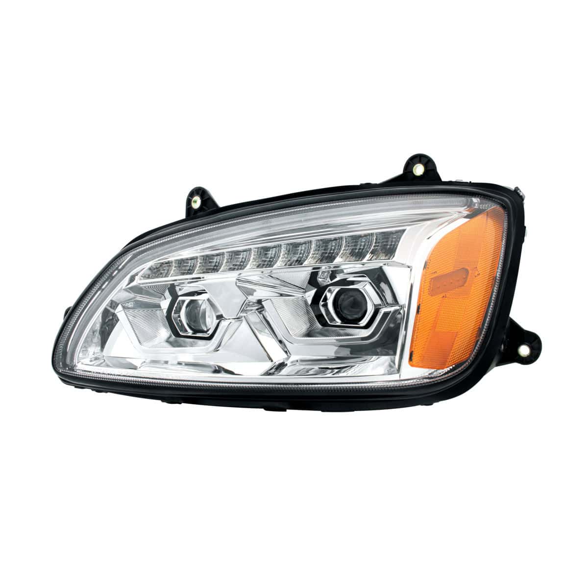 LED Projection Headlight With Sequential Turn Signal For 2008-2017 Kenworth T660