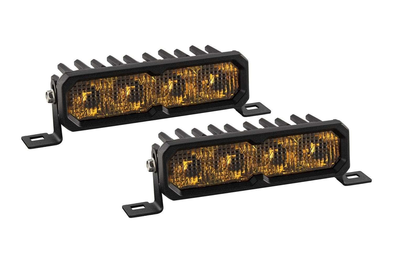 Diode Dynamics SS6 SAE/DOT Yellow LED Light Bar (pair)