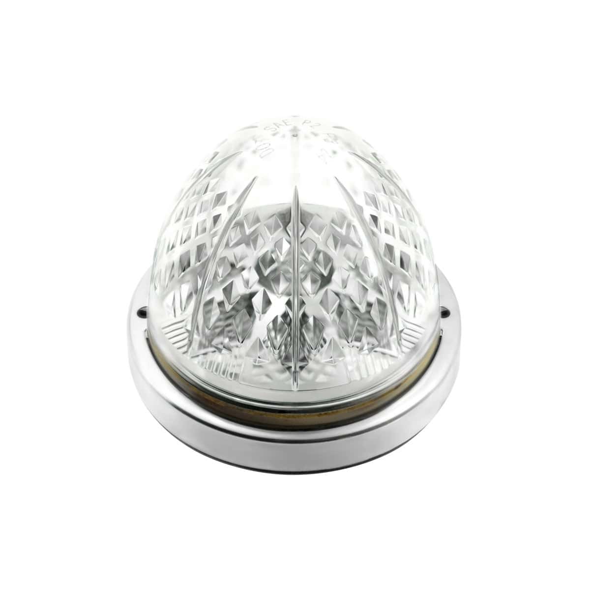 Crystal-Comet 9 LED Dual Function Watermelon Light – Amber w/Clear Lens