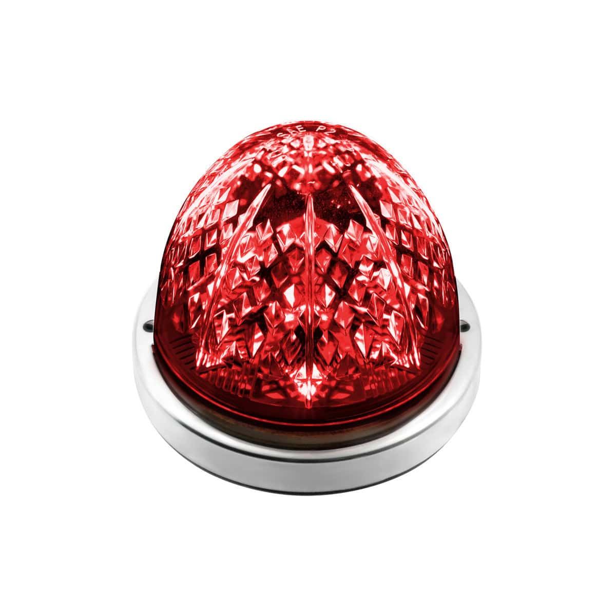 Crystal-Comet 9 LED Dual Function Watermelon Light – Red w/Clear Lens
