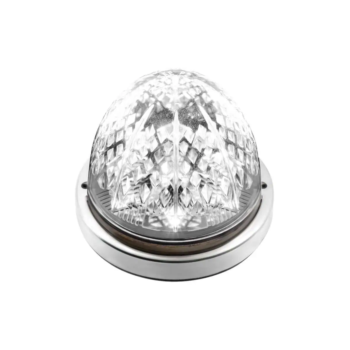 Crystal-Comet 9 LED Dual Function Watermelon Light – White w/Clear Lens