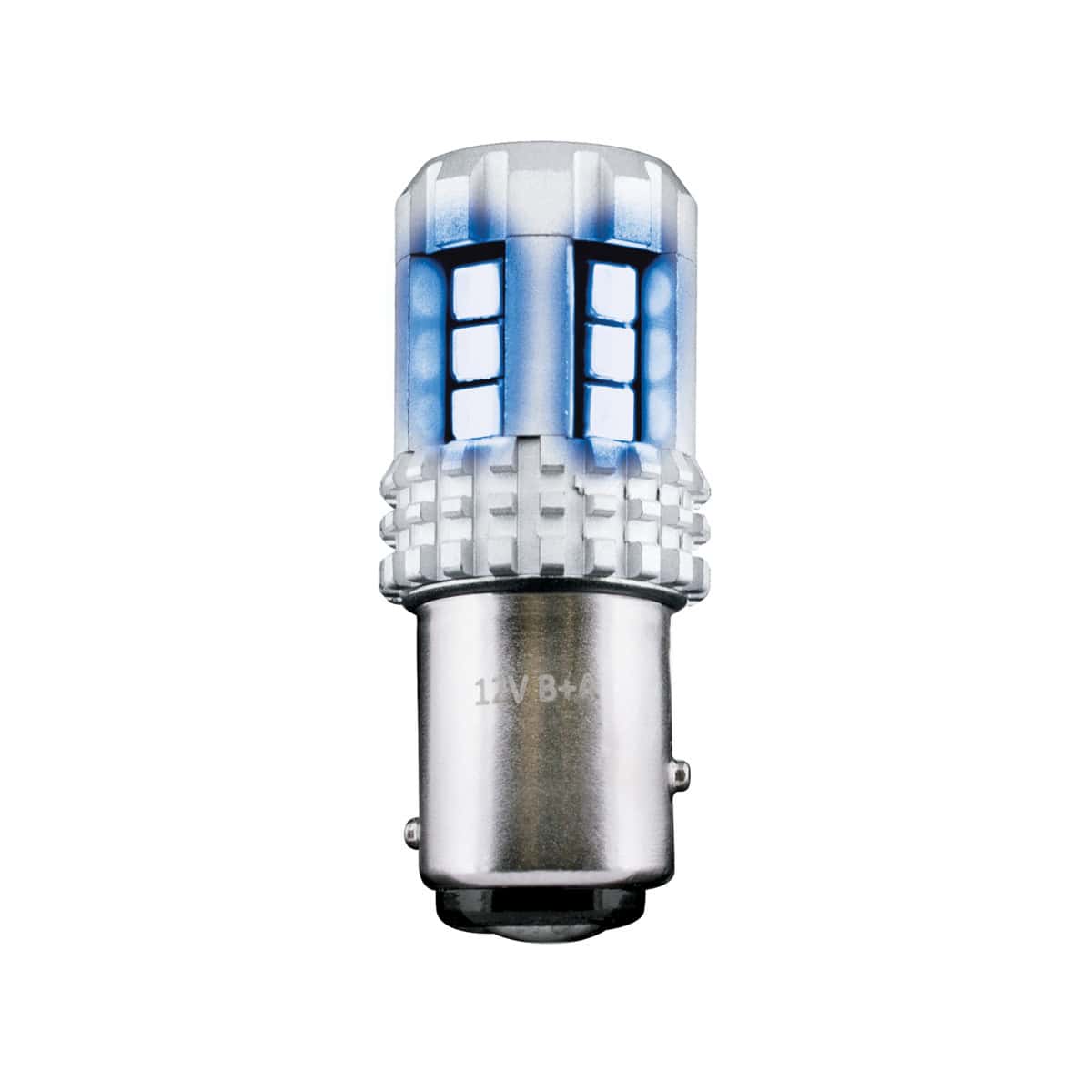 360-Degree Double Fury High Power 18 Led 1157 Bulb-Amber &Amp; Blue Led 3 Double Fury High Power 18 LED 1157 Bulb
