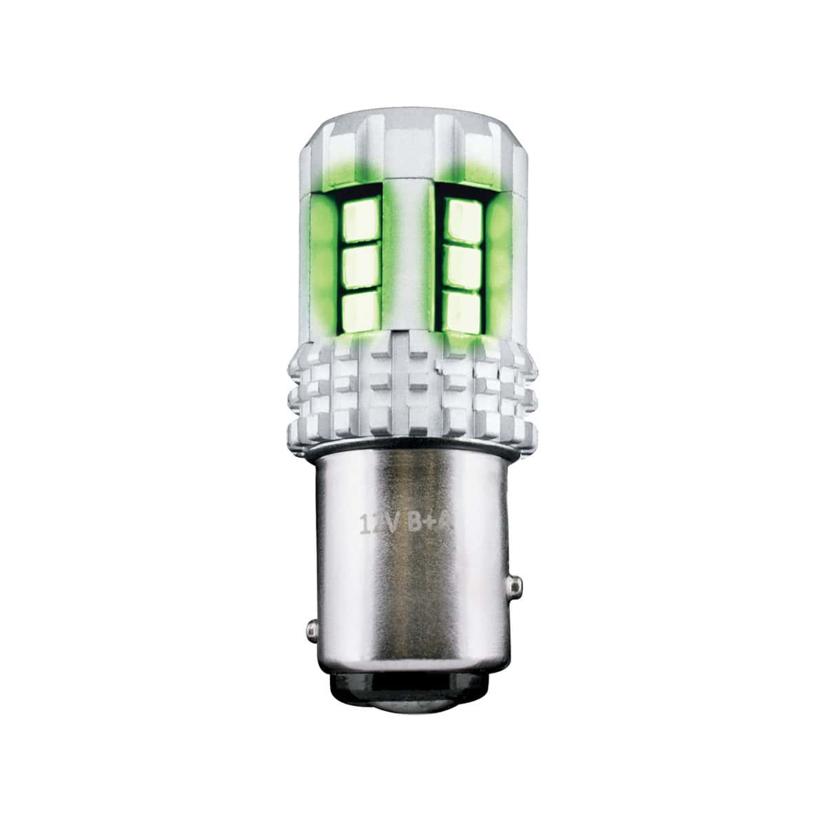 360-Degree Double Fury High Power 18 Led 1157 Bulb-Amber &Amp; Green Led 3 Double Fury High Power 18 LED 1157 Bulb
