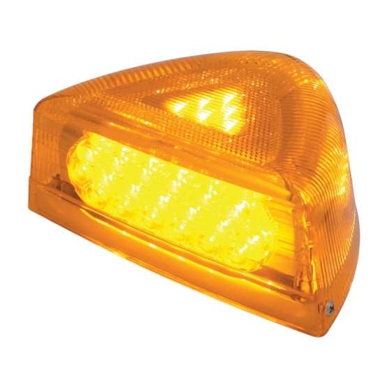 37 Led Turn Signal Light With Chrome Base For 1987-2007 Peterbilt 379/378/357 6 37 LED Turn Signal Light With Chrome Base For 1987-2007 Peterbilt 379/378/357