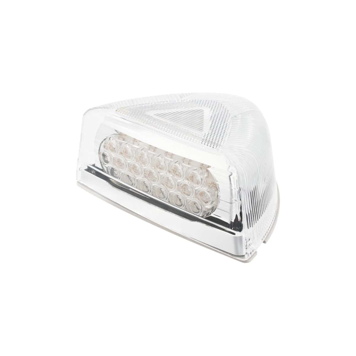 37 LED Turn Signal Light With Chrome Base For 1987-2007 Peterbilt 379/378/357