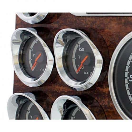 Small Gauge Bezel Withvisor For 2008-2017 Freightliner Cascadia 3 Small Gauge Bezel WithVisor For 2008-2017 Freightliner Cascadia