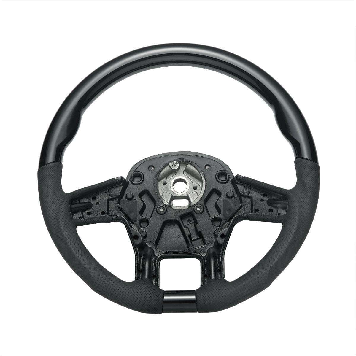 18" YourGrip Leather & Wood Candy Color Steering Wheel For 2012-2021 PB 579&2013-2021 KW T680