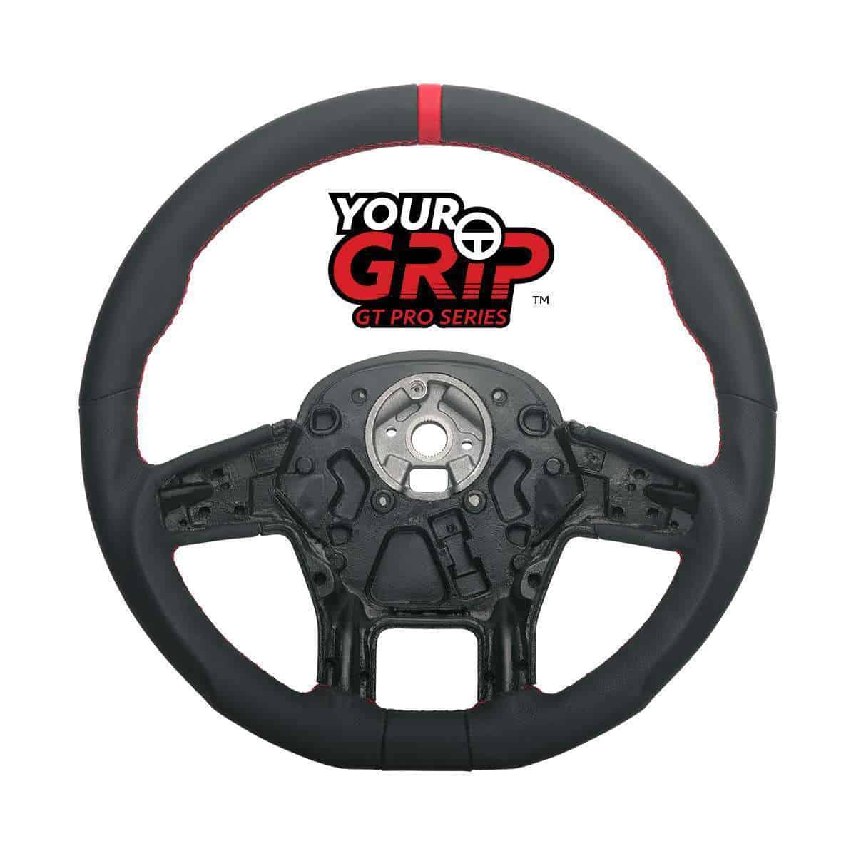 18" YourGrip GT PRO Leather Steering Wheel for Peterbilt 579 & Kenworth T680