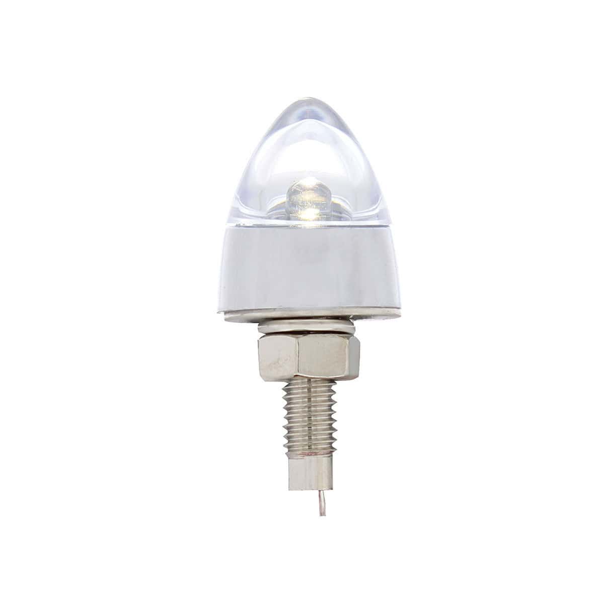 Single LED Bullet Style License Plate Fastener (2-Pack)