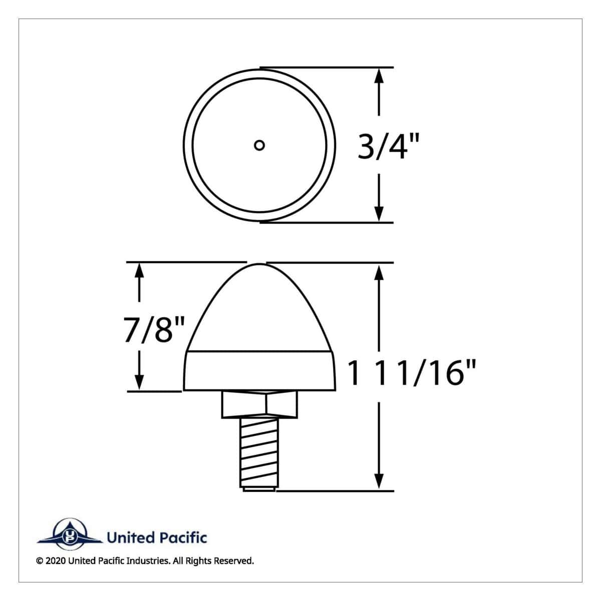 Single Led Bullet Style License Plate Fastener (2-Pack) 9 Single LED Bullet Style License Plate Fastener (2-Pack)
