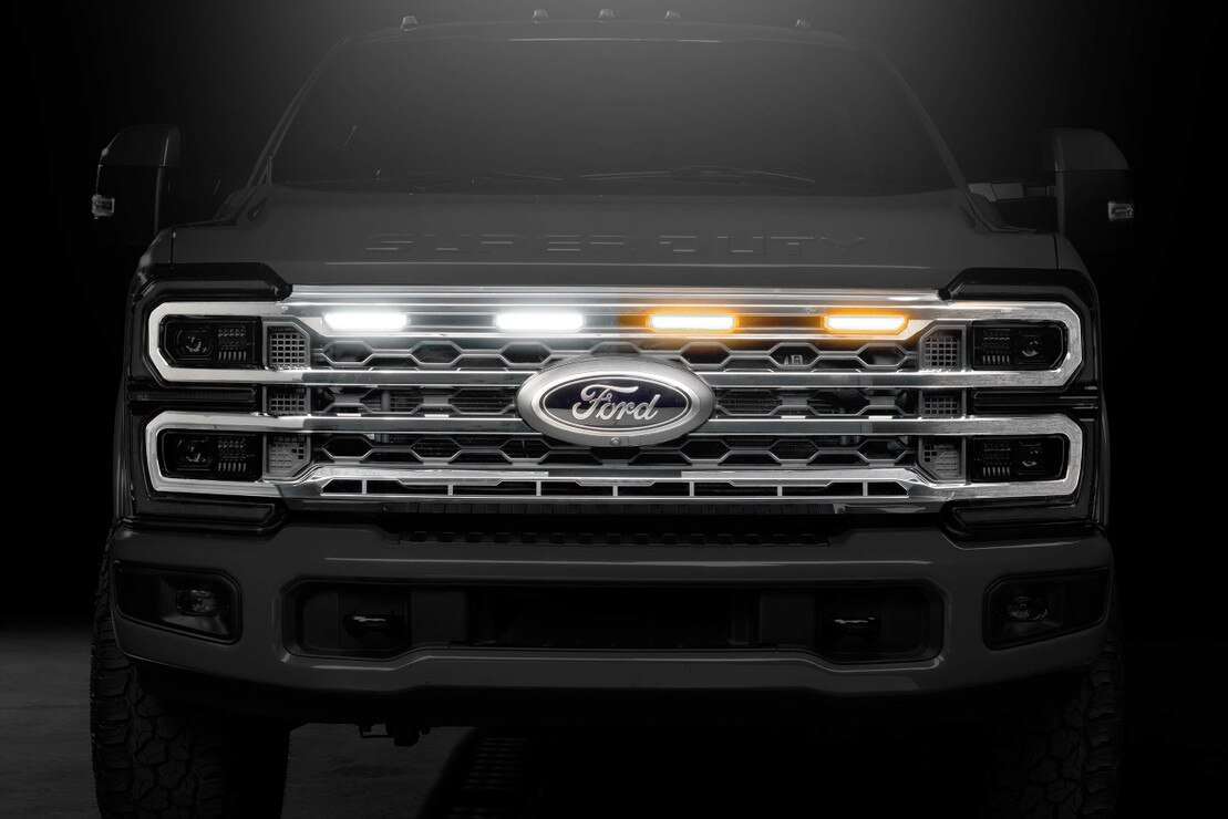 2023+ Ford Super Duty Xbg Led Drl Grille (Chrome) 3 2023+ Ford Super Duty XBG LED DRL Grille (Chrome)