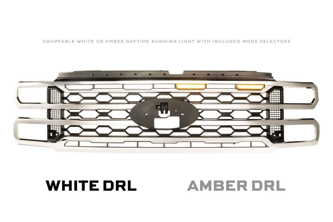 2023+ Ford Super Duty Xbg Led Drl Grille (Chrome) 7 2023+ Ford Super Duty XBG LED DRL Grille (Chrome)