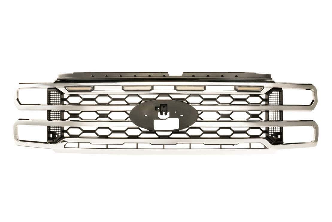 2023+ Ford Super Duty XBG LED DRL Grille (Chrome)