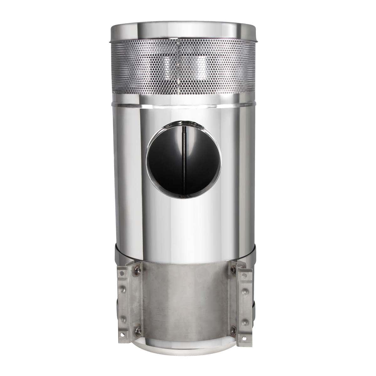 15" Stainless Air Cleaner Kit With Brackets For Peterbilt