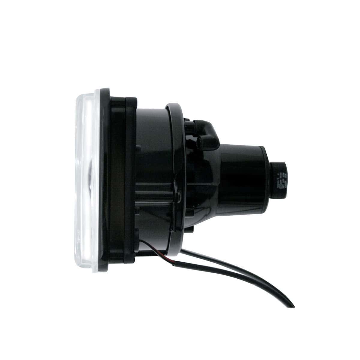 United Pacific 4&Quot; X 6&Quot; Crystal Projection Headlight With 6 White Led Position Light - High Beam 3 4" X 6" Crystal Projection Headlight With 6 White LED Position Light