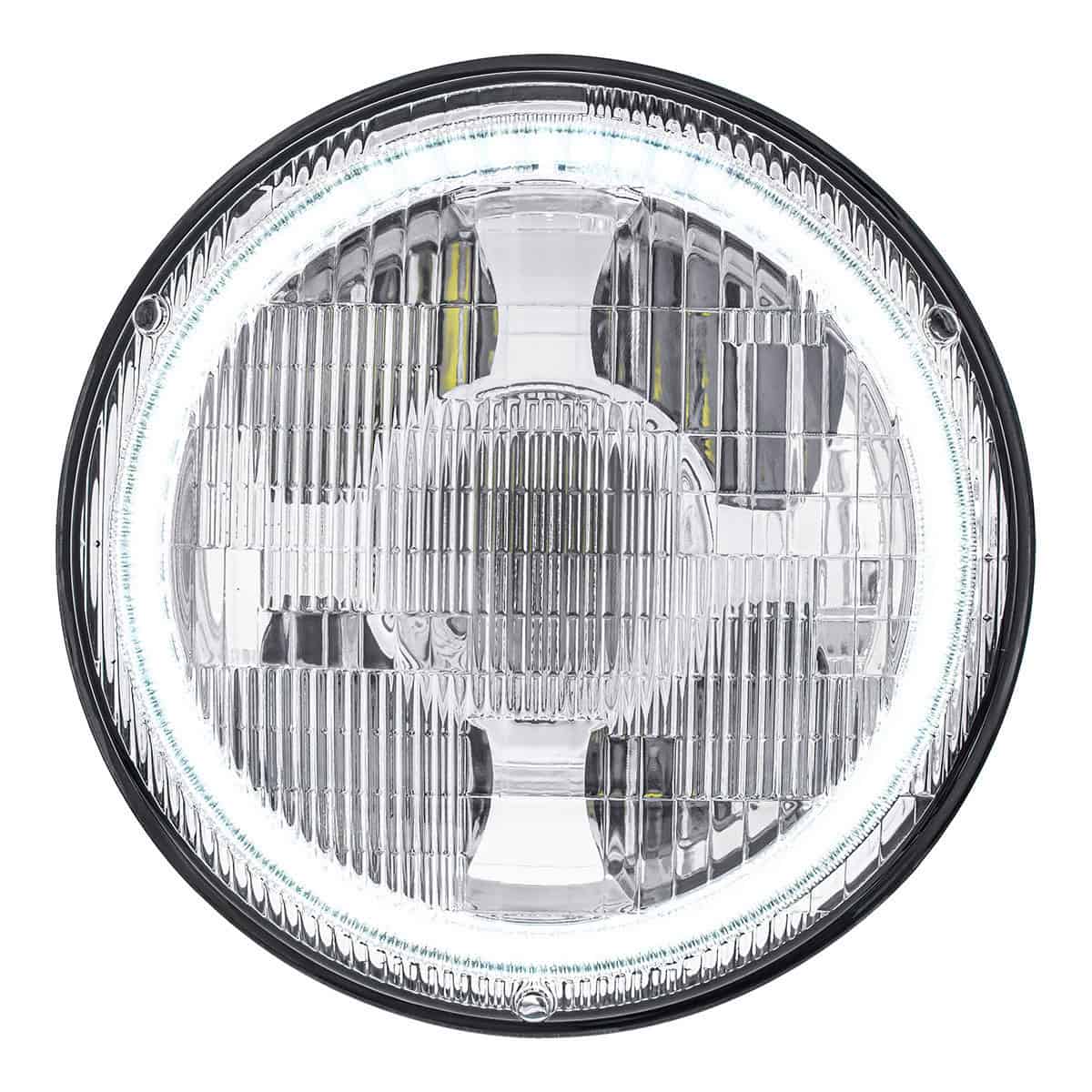 ULTRALIT - High Power LED 7" Projection Light With Dual Color LED Halo & Classic Style Lens