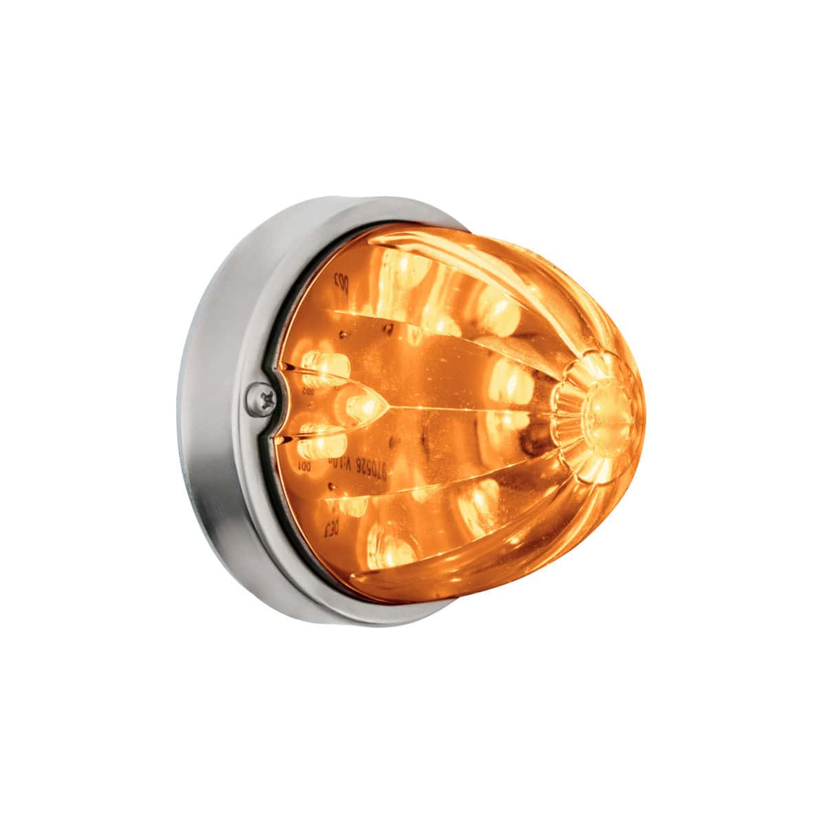 17 LED Dual Function Watermelon Flush Mount Kit – Amber