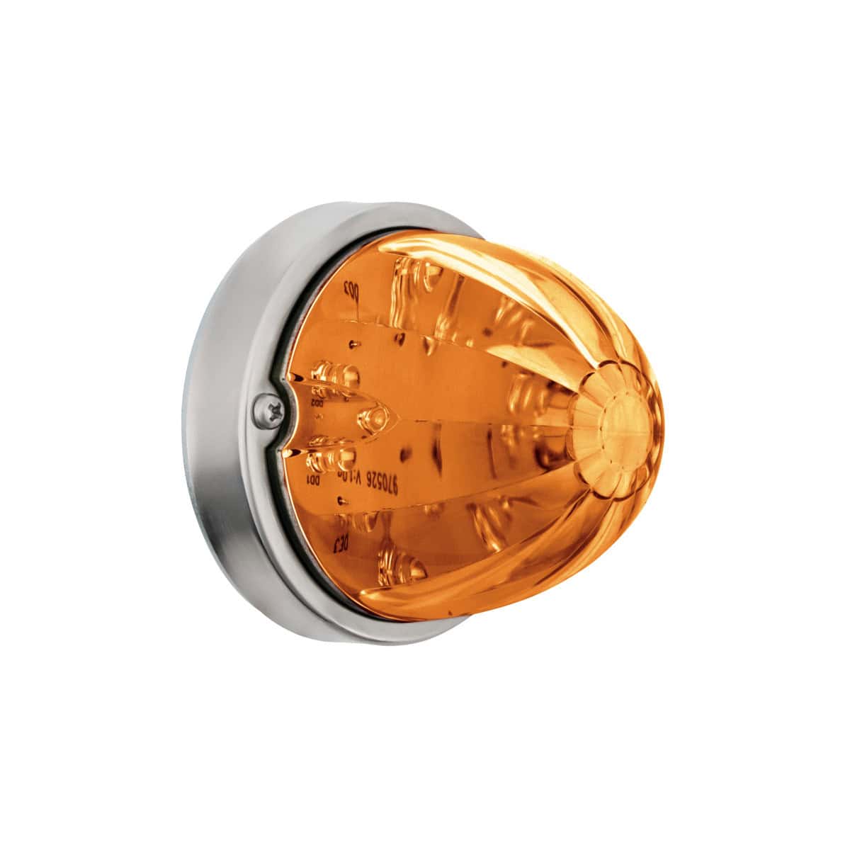 17 LED Dual Function Watermelon Flush Mount Kit – Amber