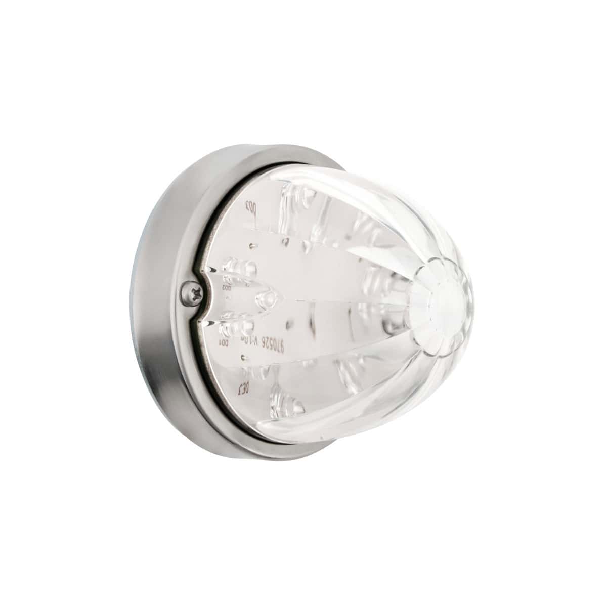 17 Led Watermelon Flush Mount Light – Red W/Clear Lens 2 17 LED Watermelon Flush Mount Light – Amber w/Clear Lens