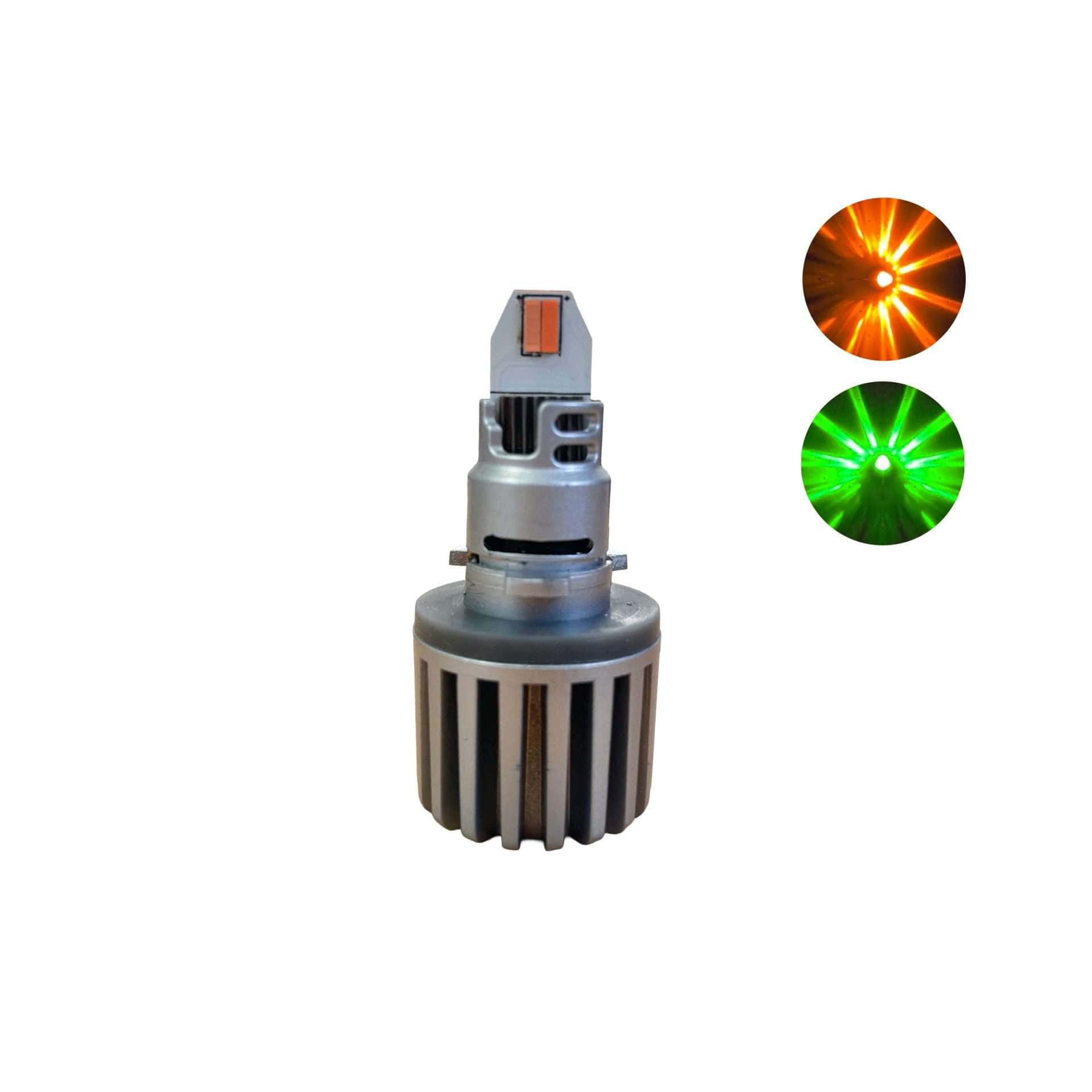 AlphaFit Duo LED Watermelon Light Bulb (Gen 2) | Amber/Green