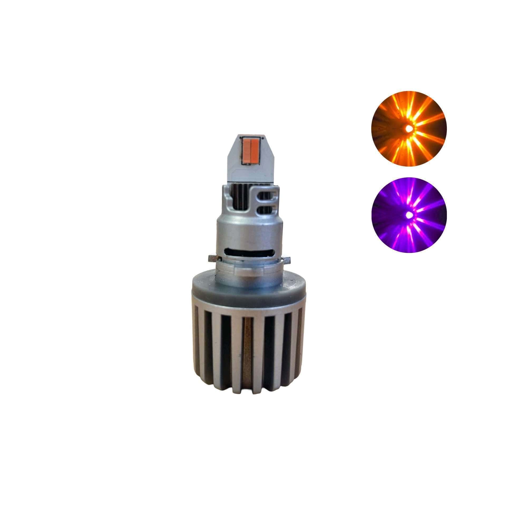 AlphaFit Duo LED Bulb – Dual-Color Watermelon Light Bulb (Gen 2) | Amber/Purple
