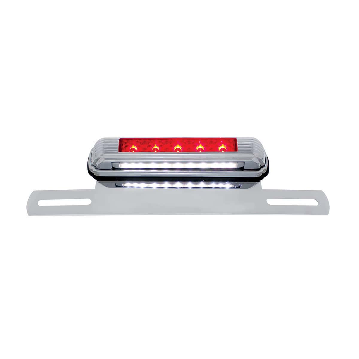 Chrome License Plate Light &Amp; Bracket With Led 3Rd Light 3 Chrome License Plate Light & Bracket With LED 3rd Light