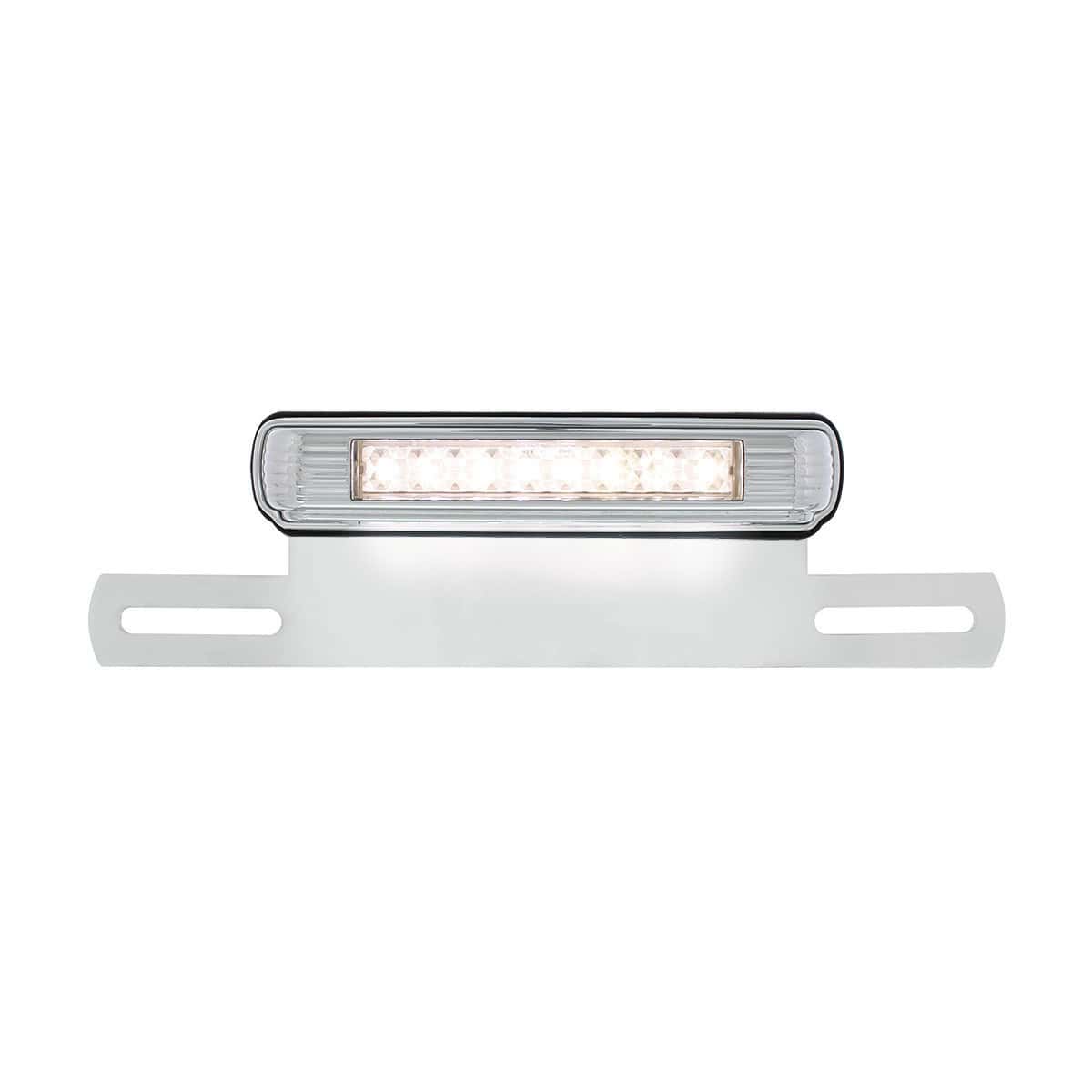 Chrome License Plate Light &Amp; Bracket With Led 3Rd Light 5 Chrome License Plate Light & Bracket With LED 3rd Light