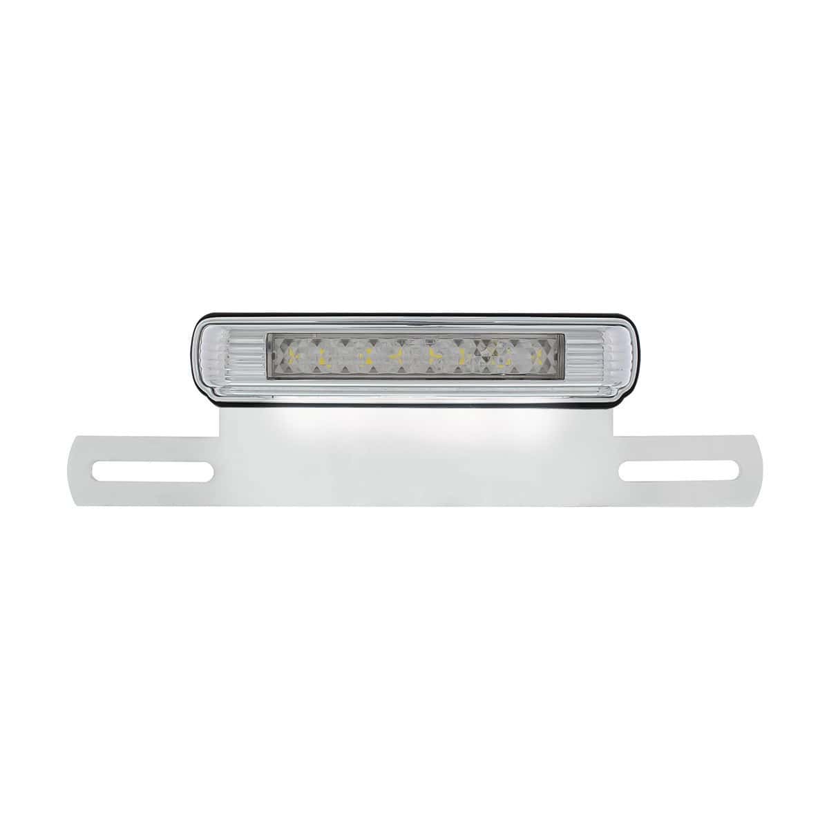 Chrome License Plate Light &Amp; Bracket With Led 3Rd Light 6 Chrome License Plate Light & Bracket With LED 3rd Light