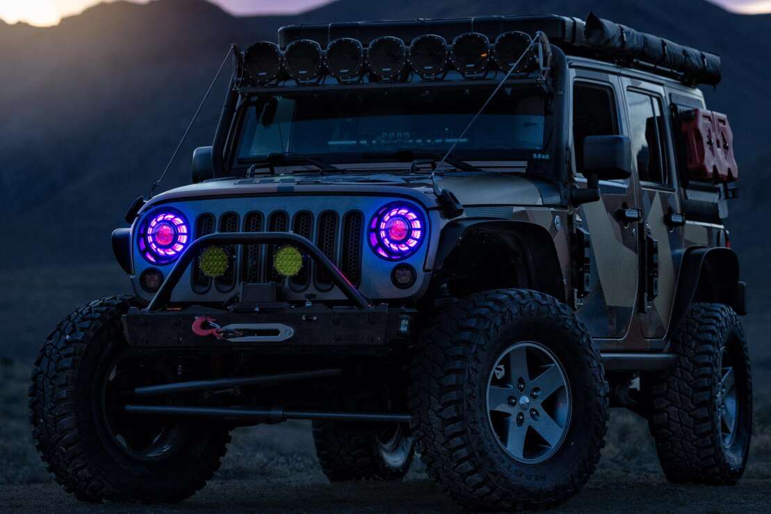 Morimoto Super7 Rgbw Halo System: Jeep Jl/Jt 6 Morimoto Super7 RGBW Halo System: Jeep JL/JT