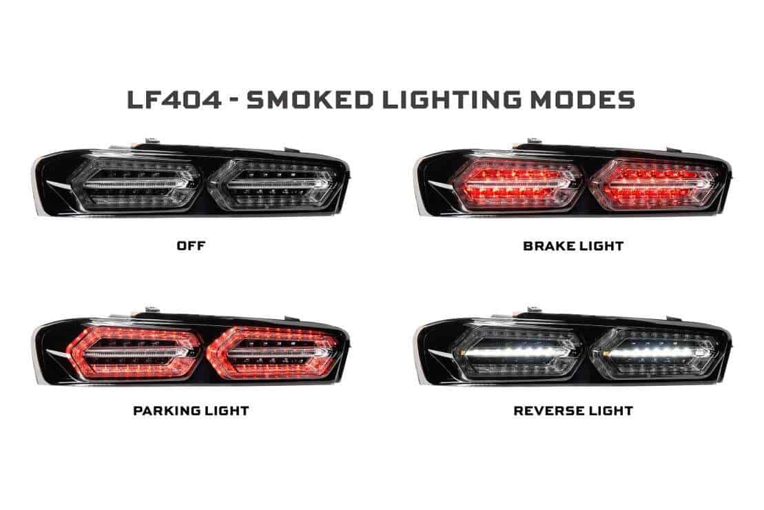 Chevrolet Camaro (16-18) Xb Led Facelift Tail Lights (Smoked) 4 Porsche 911 997.1 (05-08) XB LED Tail Lights (Red)