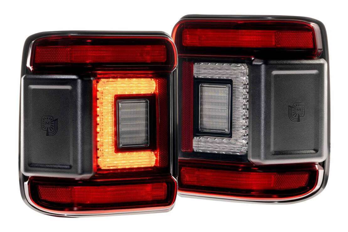Morimoto | Jeep Wrangler JL (2018+) XB LED Low Profile Tail Lights (Red)