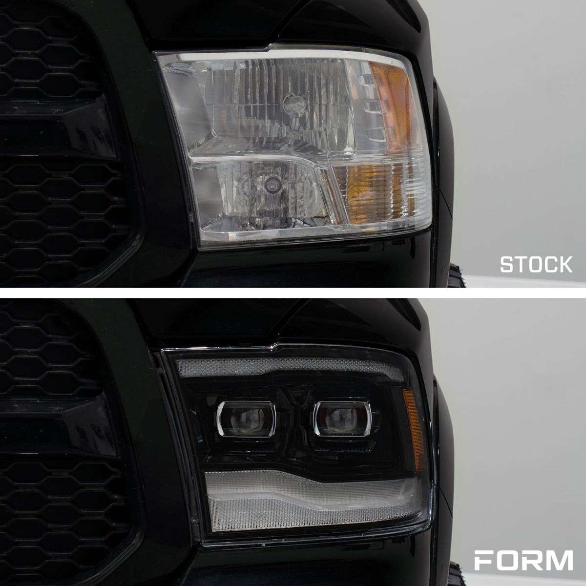 Form Lighting 2009-2018 Ram 1500/2500/3500 Led Projector Headlights (Pair) 4 Form Lighting 2009-2018 Ram 1500/2500/3500 LED Projector Headlights (pair)