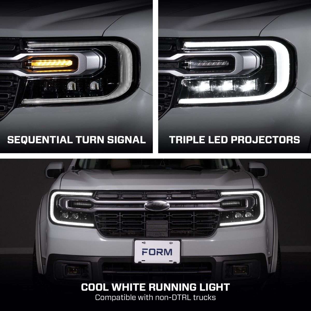 From Lighting 2022-2024 Ford Maverick Sequential Led Projector Headlights (Pair) 6 From Lighting 2022-2024 Ford Maverick Sequential LED Projector Headlights (pair)