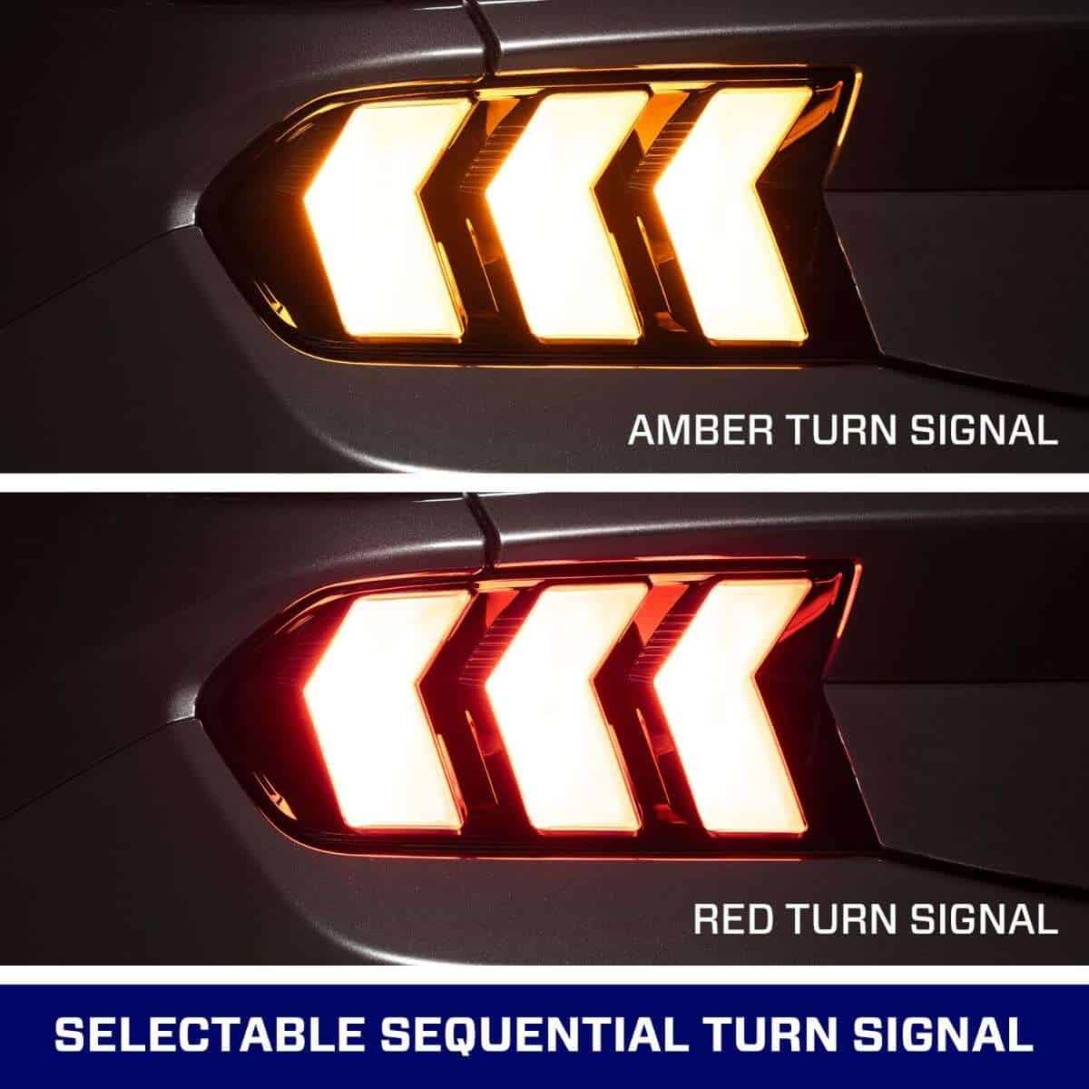 Form Lighting 2024-2025 Ford Mustang Sequential LED Tail Lights (pair)
