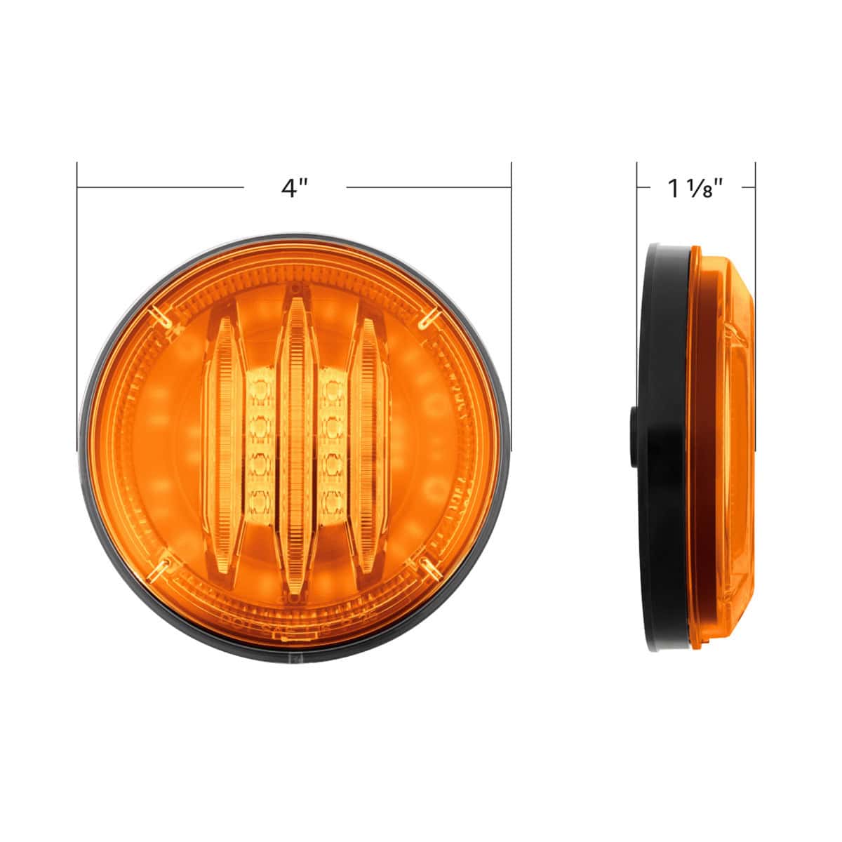 Saber 29 Led 4&Quot; Round Turn Signal Light 4 Saber 29 LED 4" Round Turn Signal Light
