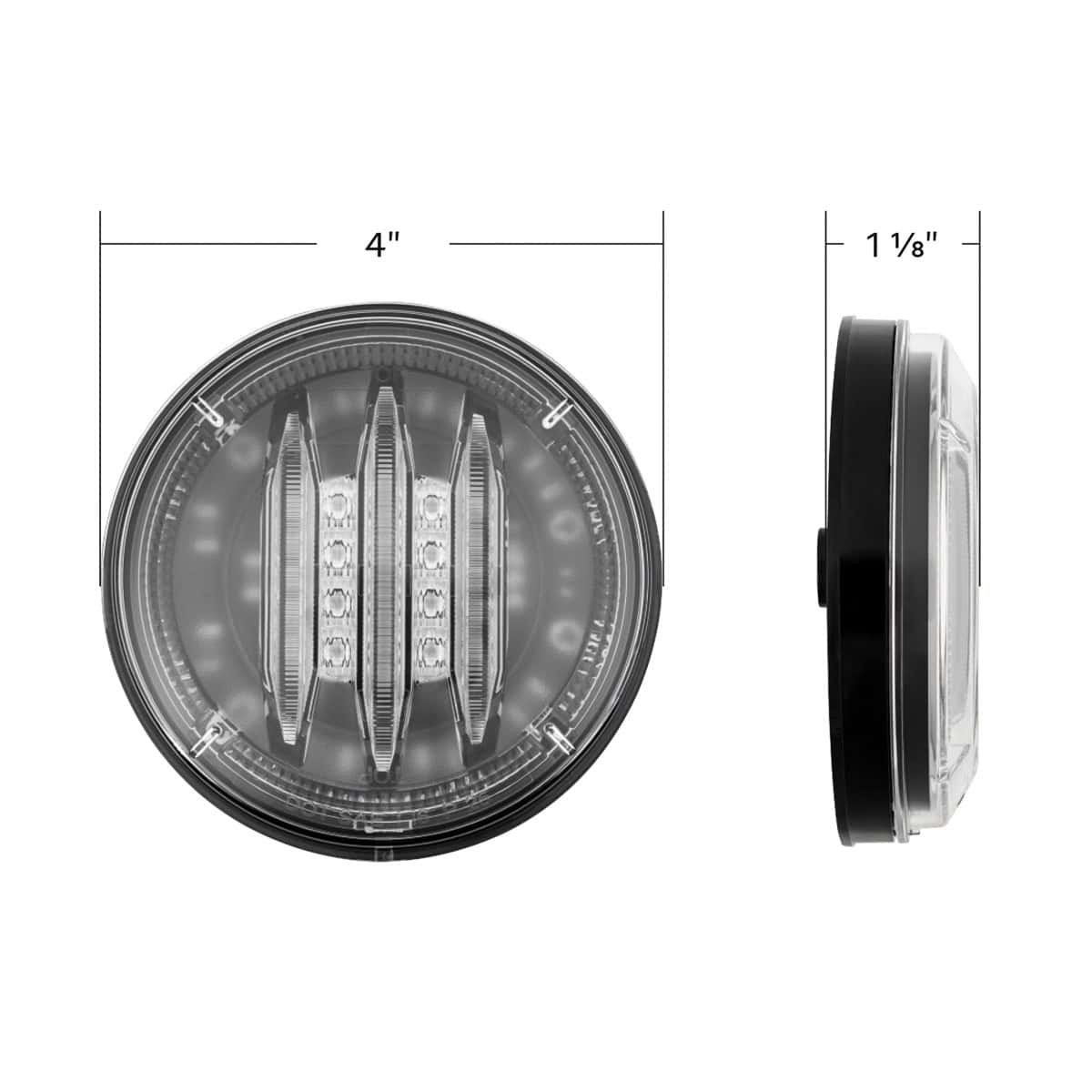 Saber 29 Led 4&Quot; Round Stop-Turn-Tail Light 8 Saber 29 LED 4" Round Stop-Turn-Tail Light