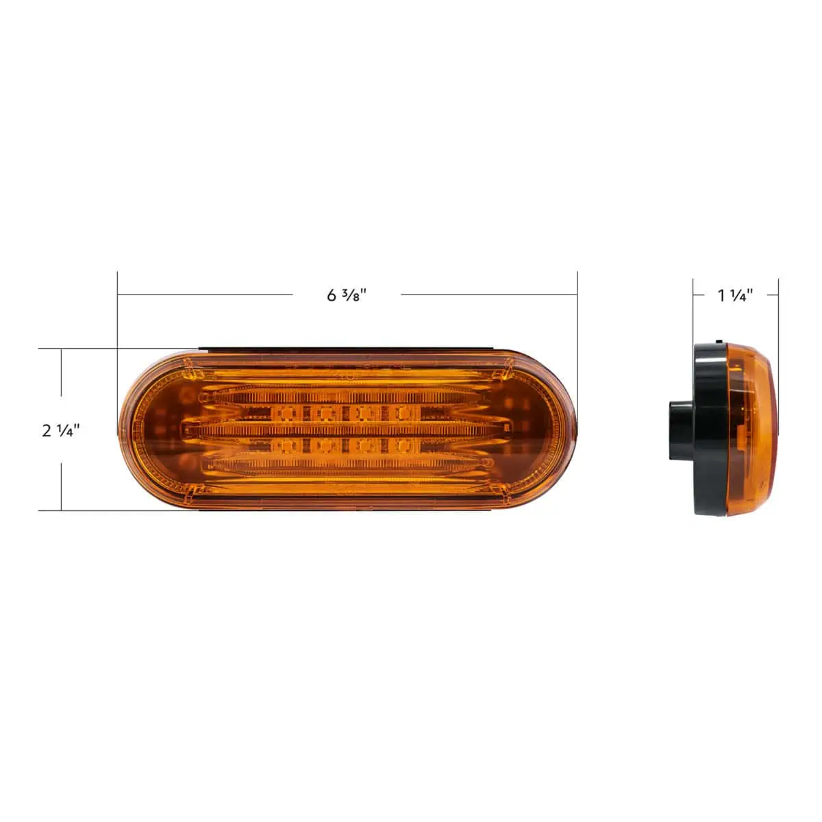 Saber 32 Led 6&Quot; Oval Turn Signal Light 6 Saber 32 LED 6" Oval Turn Signal Light