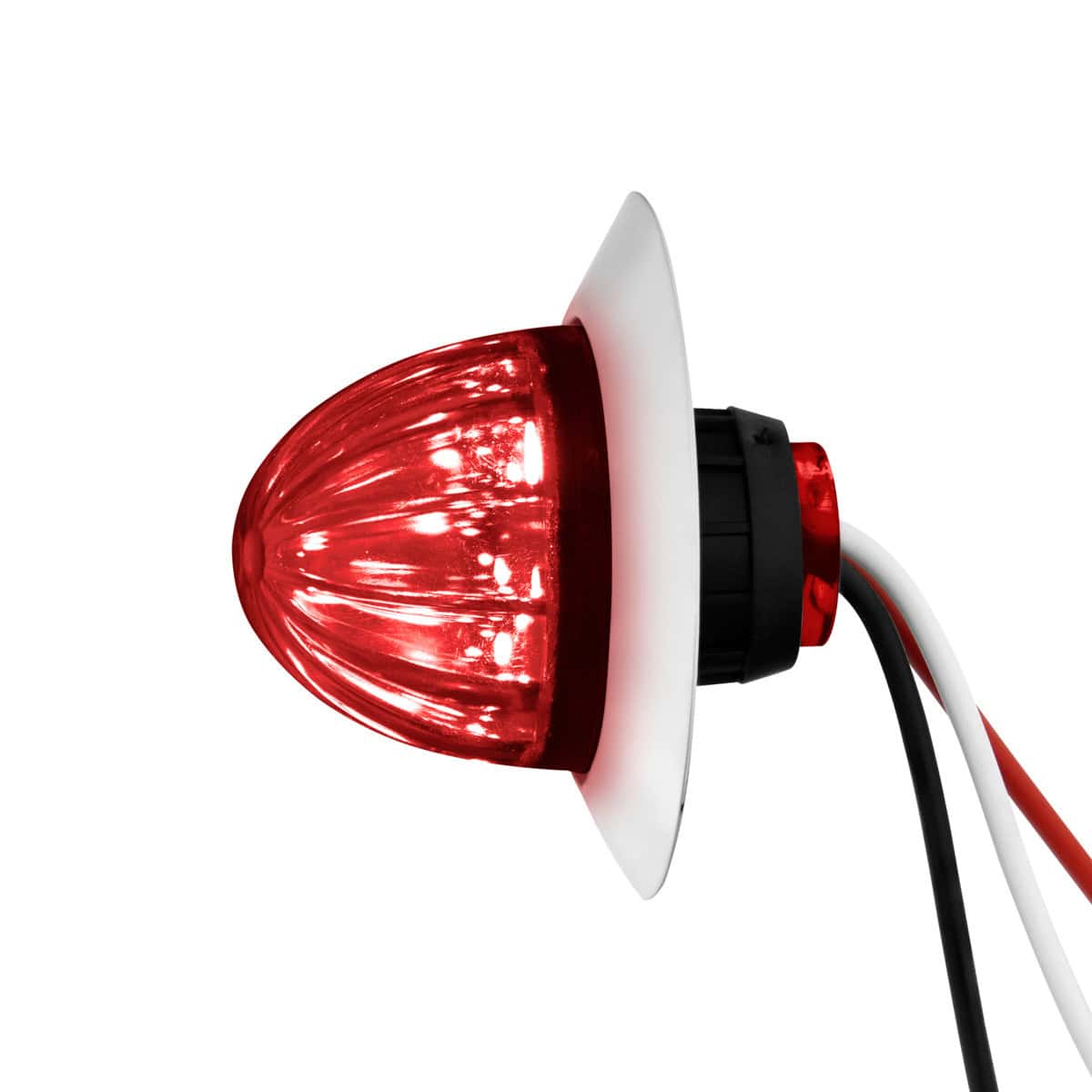 6 Led Dual Function Watermelon Light W/Stainless Steel Bezel - Red 3 6 LED Dual Function Watermelon Light w/Stainless Steel Bezel - Red