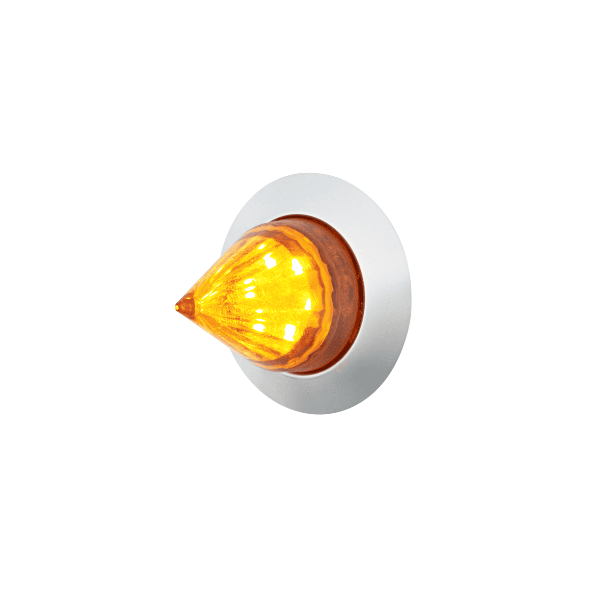 6 LED Dual Function Mini Spike Light w/SS Bezel – Amber
