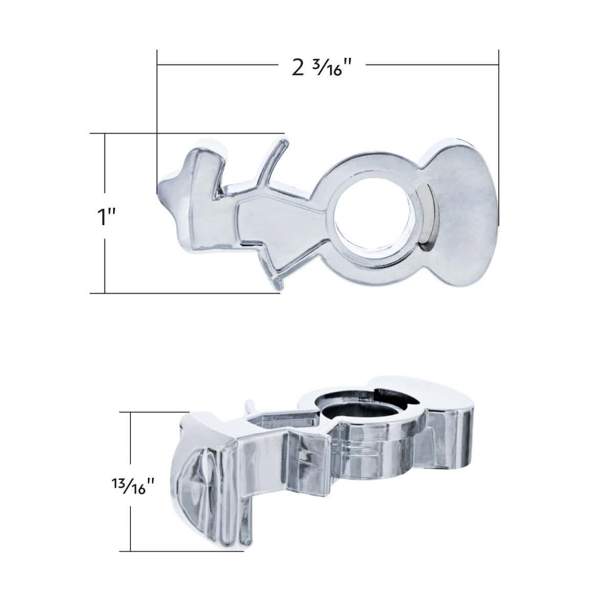 Chrome Plastic Splitter Button For Eaton Fuller 18 Speed Shifter 4 Chrome Plastic Splitter Button For Eaton Fuller 18 Speed Shifter