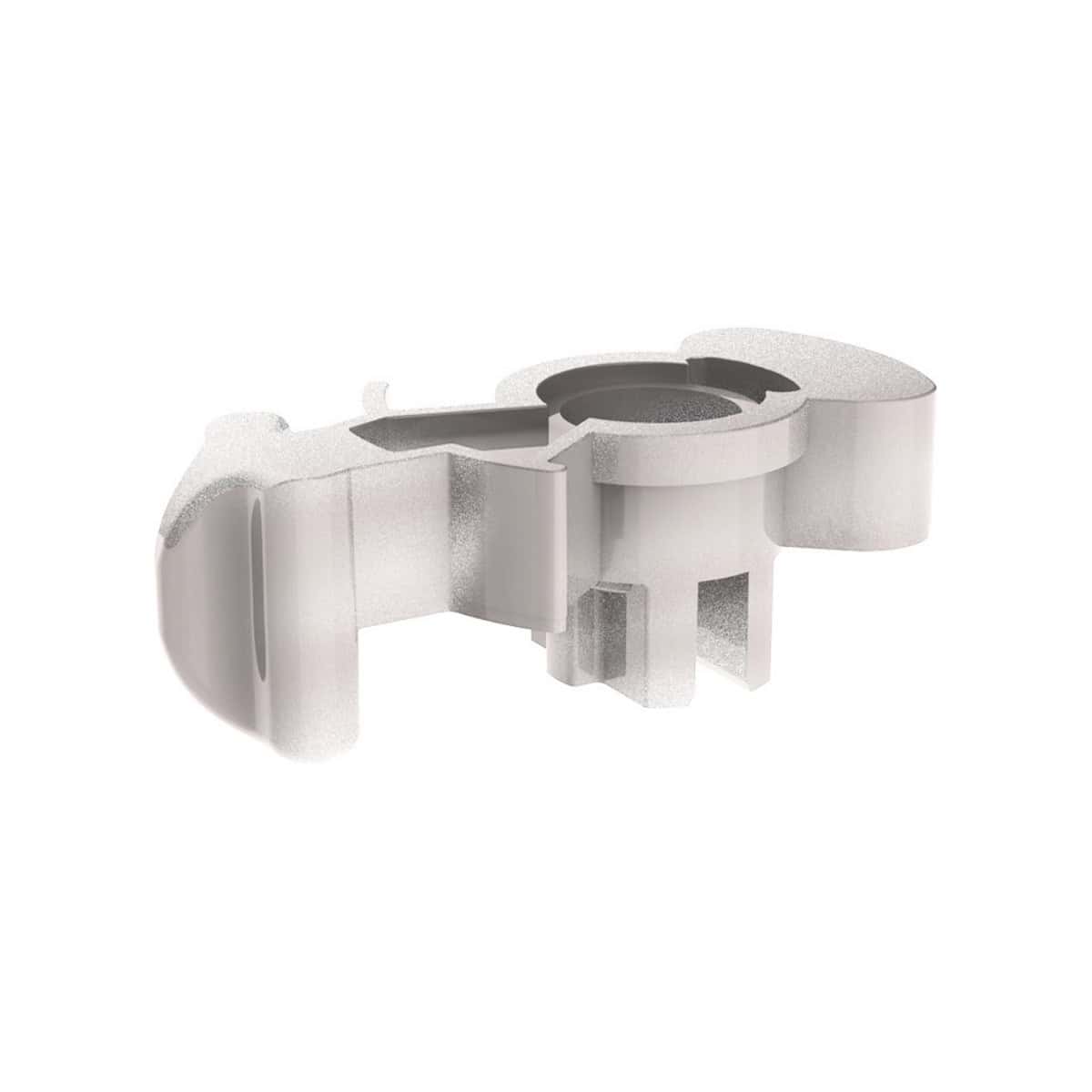 Plastic Splitter Button For Eaton Fuller 13 Speed Shifter-Liquid Silver
