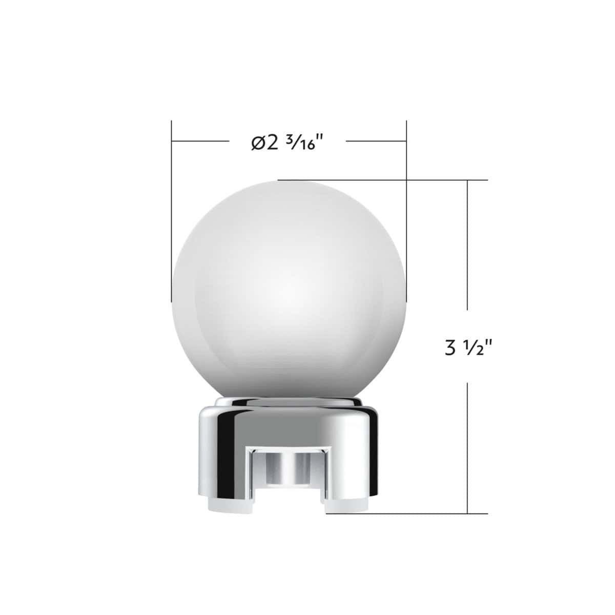 Thread-On Bristol Style Gearshift Knob (13/15/18 Speed Adapter) 3 Thread-On Bristol Style Gearshift Knob (13/15/18 Speed Adapter)