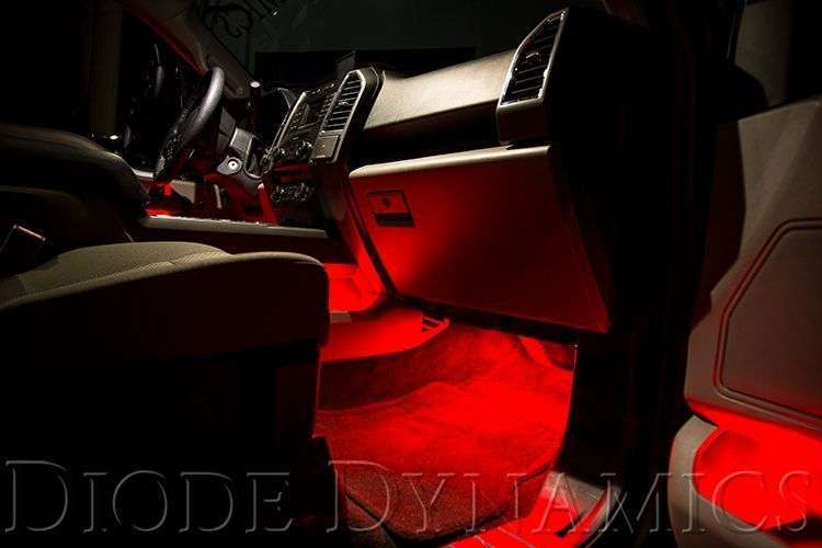 Diode Dynamics Single-Color Led Footwell Kit 4 Diode Dynamics Single-Color LED Footwell Kit
