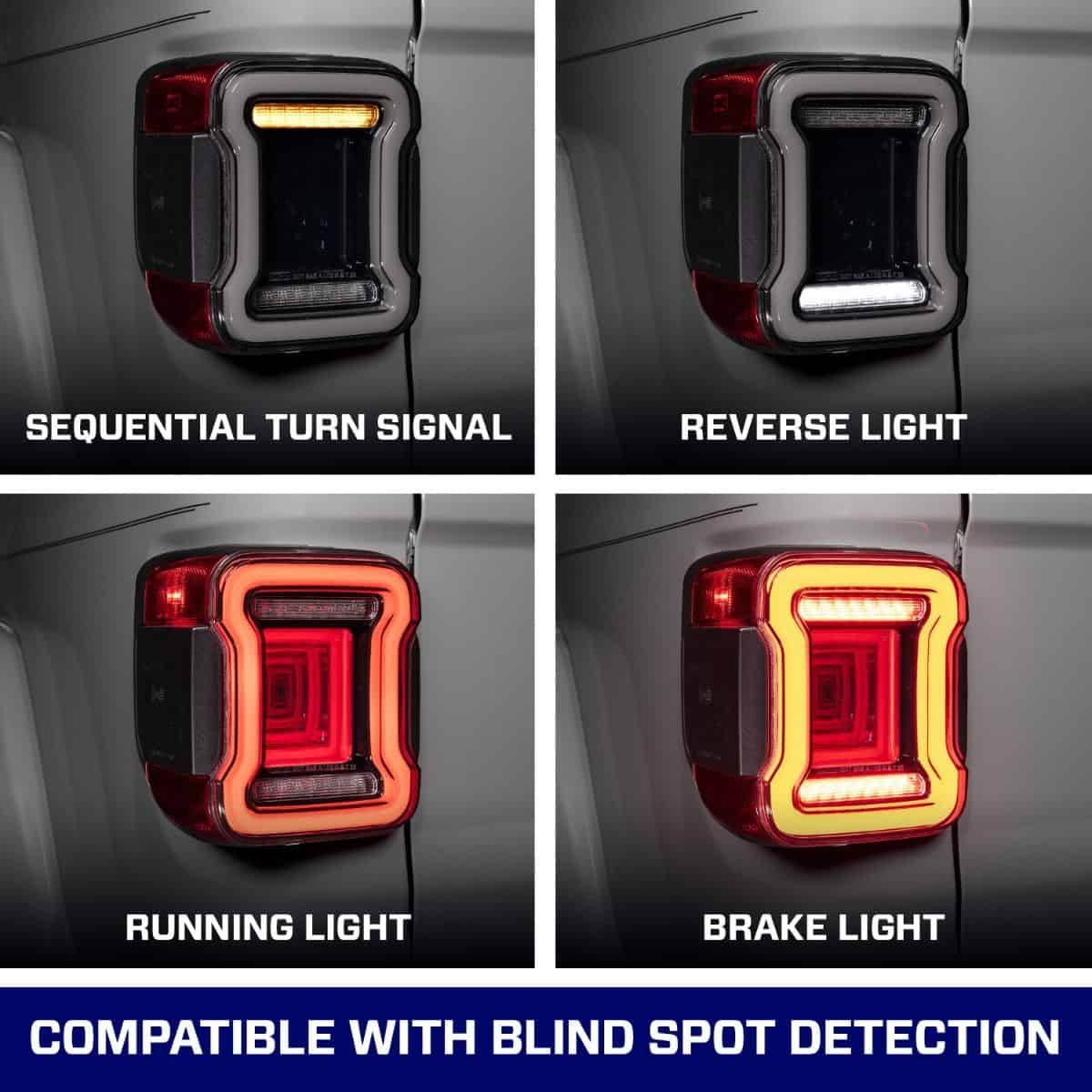 Form Lighting 2020-2026 Jeep Gladiator Led Tail Lights (Pair) 4 2020-2026 Jeep Gladiator LED Tail Lights (pair)
